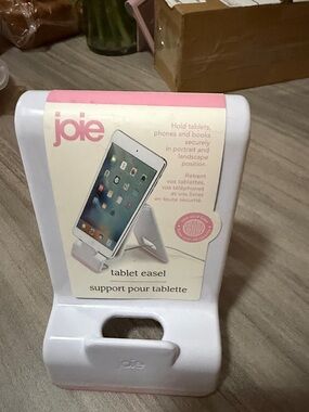 Joie Pink and White Tablet Easel Holder